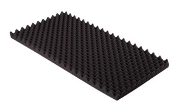 Akustik Noppenschaumstoff MicroPor 100 x 50 x (2-9) cm anthrazit - Schaumstoff in Bestqualität – Bild 3