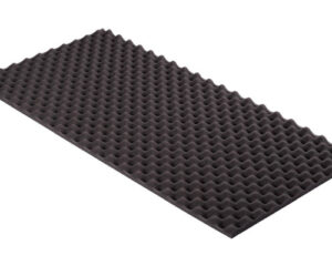 Akustik Noppenschaumstoff MicroPor 100 x 50 x (2-9) cm anthrazit - Schaumstoff in Bestqualität