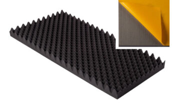 Akustik Noppenschaumstoff MicroPor 100 x 50 x (2- 9cm) Selbstklebend – Bild 2