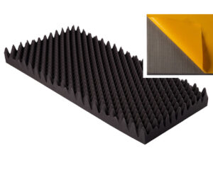 Akustik Noppenschaumstoff MicroPor 100 x 50 x (2- 9cm) Selbstklebend