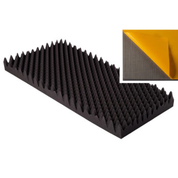 Akustik Noppenschaumstoff MicroPor 100 x 50 x (2- 9cm) Selbstklebend