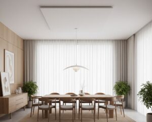 Akustik-Deckensegel Quadrat 1200 x 1200